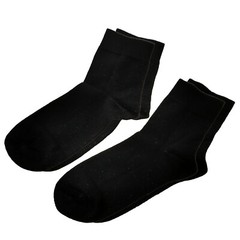 Anti Bacteria EMF Casual Socks for Therapy Healthy Silver Fiber Unisex 2 packs