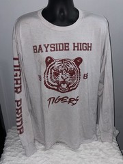 SAVED BY THE BELL BAYSIDE HIGH LONG SLEEVE GRAPHIC TEE SHIRT MENS XL NWOT AS IS