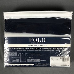 POLO RALPH LAUREN Men’s Slim Fit Cotton V-Neck Undershirt T-Shirt 3-Pack