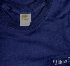 Fruit of the Loom-Men Size XL Short Sleeve Graphics T-Shirt Navy “Ultima Novia”