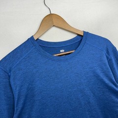 REI Coop Shirt Men’s Large Blue Base Layer Outdoor Hiking Performance Running