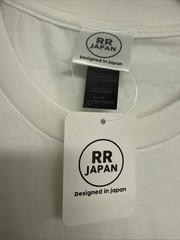 RR Japan “Japan: Limited Edition” 3D Textured White Graphic Men’s Tee Shirt (M)