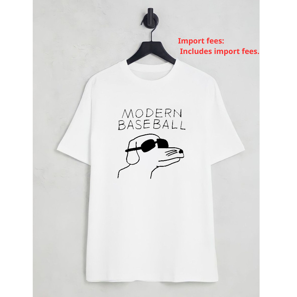 Modern Baseball & Dog Game Day T-Shirt, Unisex, Casual Sports Shirt