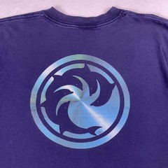 Vtg Y2K WRV Surf Tee XL Wave Riding Vehicles Dolphin Logo Beach Skate Board USA