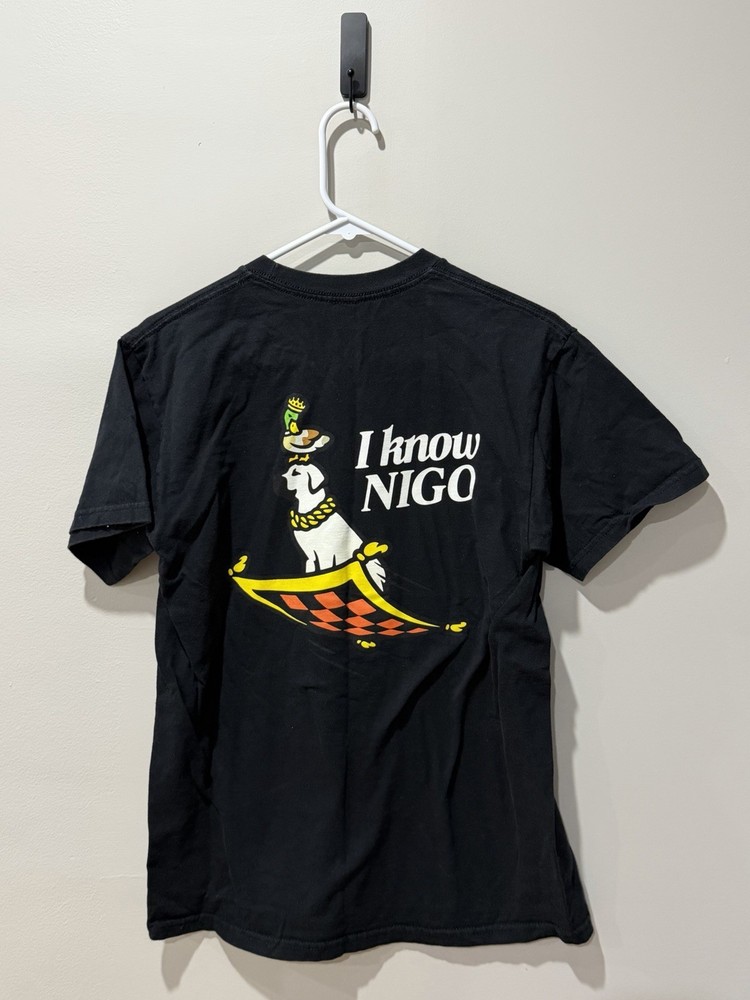 Human Made X Nigo “I Know Nigo” Black Men’s T Shirt Size Medium