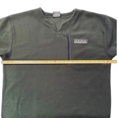 HUNTING & FISHING Men’s Micro Tee 2X Anti-Pill Fleece Unique V-Split Zip Pocket