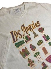 Los Angeles Tee Men’s L City Streetwear California 90s Y2K Unisex LA Travel