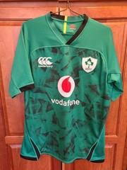 IRFU IRELAND NATIONAL TEAM 2020-21 HOME SHIRT RUGBY JERSEY Canterbury XL