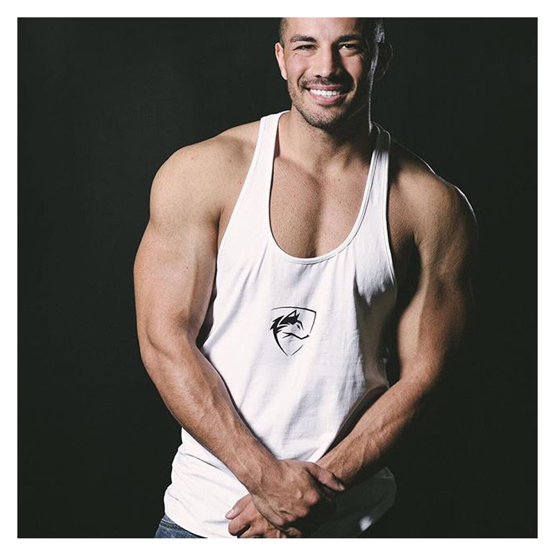 Pro Workout Cotton Y-Back Tank Tops Fitness Stringer Muscle Vest Clothing