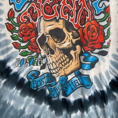 Liquid Blue T Shirt Mens Size Large Grateful Dead Tie Dye Indie Rock Band Hippie
