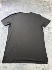 CUTS Clothing Split-Hem Crewneck T-Shirt Mens Large Black Pyca Pro NWOT
