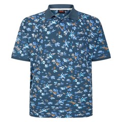 Espionage Mens Big & Tall Polo Shirts Short Sleeve Printed 2XL to 6XL Cotton