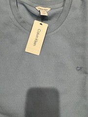 New With Tag! Calvin Klein Men’s Micro Waffle T-Shirt,Black,Blue, Tan