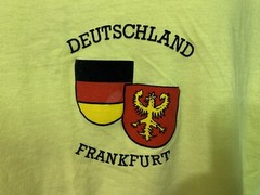 FRANKFURT DEUTSCHLAND T-Shirt XL (Measures Smaller!) Vintage 1980’s Germany