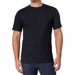 Kirkland Signature Men’s Crew Neck Tees, 6 pack – BLACK (Select Size) FAST SHIP