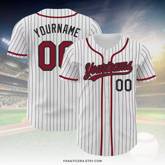 Custom Baseball Jersey Personalized Name Number 12 Colors Team Uniform Unisex