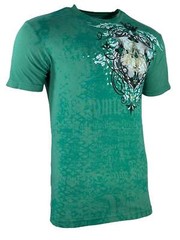 Archaic by Affliction Men’s T-Shirt Acle Biker Cross Y2K S-5XL