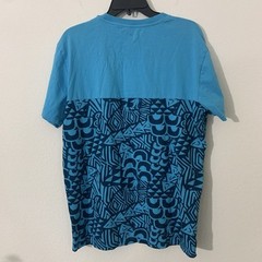 Hinano Tahiti Shirt Men’s L Blue Graphic Print Pocket Short Sleeve