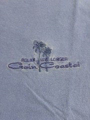 Vintage Goin’ Coastal Beach Surfer Blue Shirt Retro Surfwear Y2K – Men’s Large