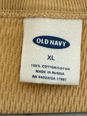 Vintage Old Navy Thermal Waffle Knit Yellow Shirt Men’s Size XL Y2K Grunge NWT