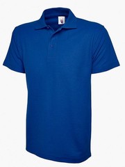 Royal Blue Pro Uneek Polo Shirt Press Studded Fastening Size large