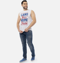 Way to Celebrate Men’s 4th of July Muscle Tank (Medium)