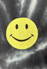 Call Your Mother Tie Dye Short Sleeve Smiley Face Tee T-shirt Size Medium