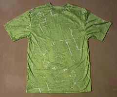 Badger Sport T Shirt Green Marble Size M