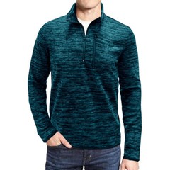 Zonbailon men’s t-shirt solid color quick dry 1 / 4 zipper outdoor long sleeve