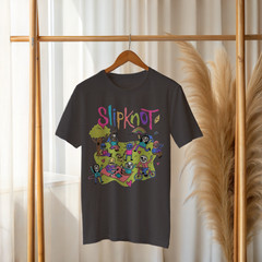 Slipknot Cartoon Parody T-Shirt – Funny Cute Band Graphic Tee A474
