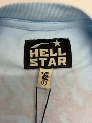 Hellstar Brainwashed World Tour 3005 Graphic T-Shirt Light Blue Size L