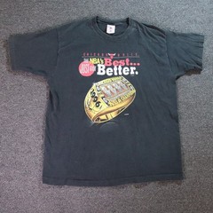 Pro Player 1996 Bulls Championship Ring Vintage Black T Shirt Rare XL