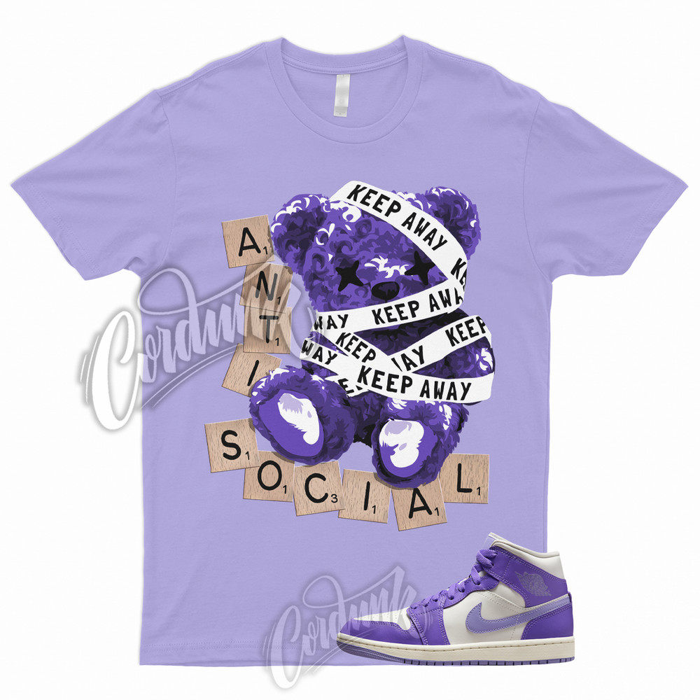ANTI T Shirt to Match 1 Mid WMNS Action Grape Sky J Light Purple Sail Lavender