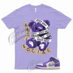 ANTI T Shirt to Match 1 Mid WMNS Action Grape Sky J Light Purple Sail Lavender