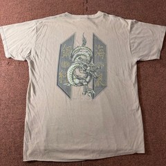 Silver Strand Mens Year of the Dragon Graphic TShirt Tan Large Vintage Style Tee