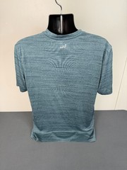 BCG Men’s Activewear Crew Neck Short Sleeve T-Shirt Blue Size Large Performance