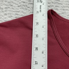 BYLT Drop Cut LUX Long Sleeve Stretch Red Shirt Men’s Large NWT