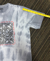 Keith Haring x Uniqlo UT Tie Dye T-Shirt Mens Medium Party of Life Graphic Pop