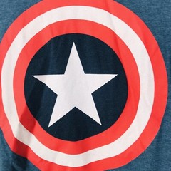 Marvel Captain America Super Hero Shield Graphic T-Shirt Mens XL Red