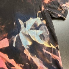 Men’s 2X Hand Dyed T Shirt Abstract Upcycled Colorful Grunge Graffiti Artsy