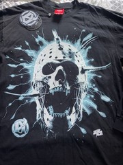 New Evil Vice Skull Raiser Long Sleeve T-Shirt Mens Size Large