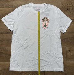 Sz XL- Brand New Vintage Air Jordan Jumpman White Crimson T Shirt CZ8059-100