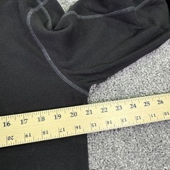 Worn Shirt Mens Medium Black Long Sleeve Thermal Waffle Knit Crewneck Tee
