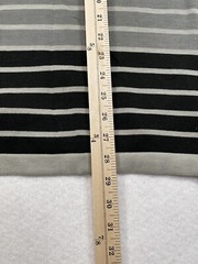 Gusto Collection Men’s XL 100% Acrylic Gray Striped Pullover TShirt