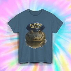 Alligator Alcatraz Shirt Animal Gator Prison Warden Costume Graphic Tee S-5XL