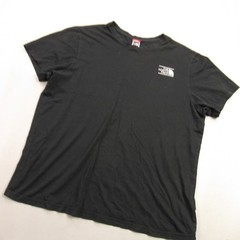 North Face Shirt Mens Large Black Short Sleeve Crew Neck Lightweight Casual