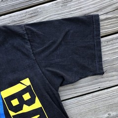 VTG 1988 Batman Big Face Logo DC Comics T-Shirt Single Stitch Black Size Large