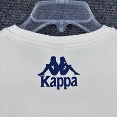 KAPPA White Sand Crecky T Shirt Men’s Medium Retro Sportswear Logamania