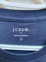J.Crew Men’s Large Navy Blue “Dad” Crew Neck Short Sleeve T-Shirt NWT