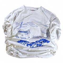 Vtg 90s The Spirit Africa Collage T-Shirt Tenwek Mission Hospital Durham Kenya L